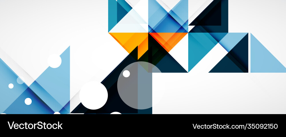 Geometric abstract background techno color Geometric abstract background techno color vector image
