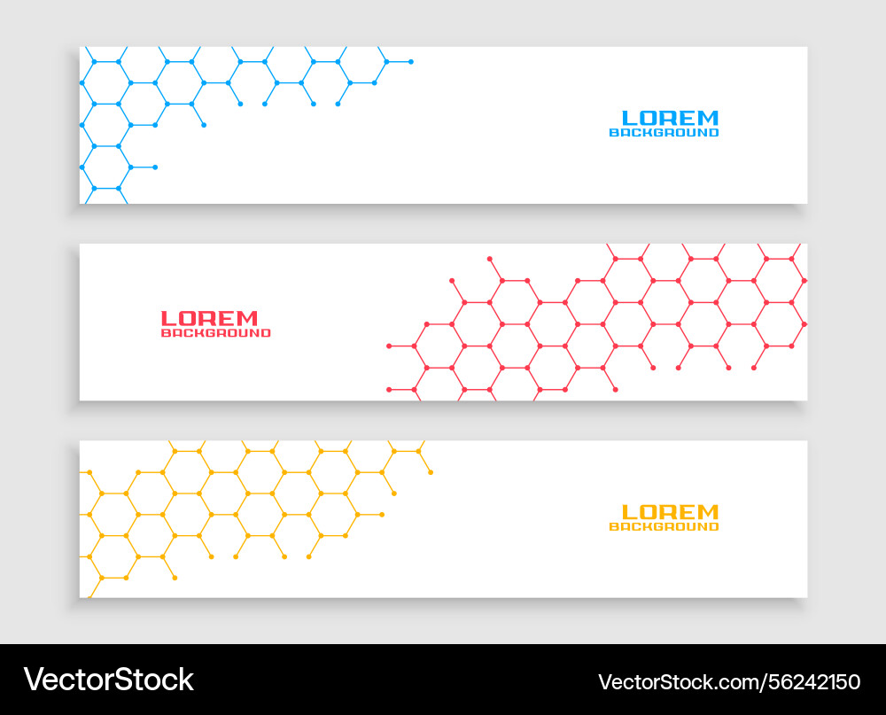 Geometric style abstract website slider layout vector image