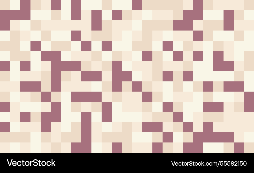 Textured cube pattern with colourful tiles vector image
