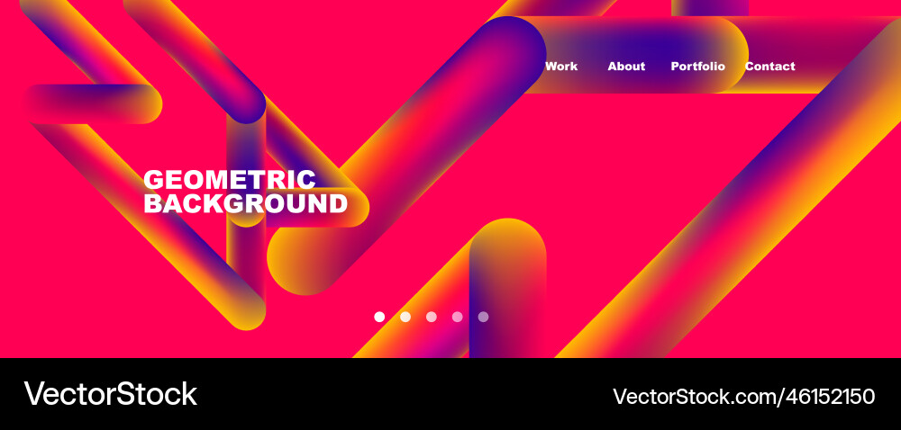 Trendy color overlapping lines abstract background Trendy color overlapping lines abstract background vector image