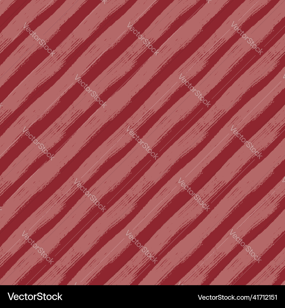 A set of red seamless patterns with brushstrokes Vector Image