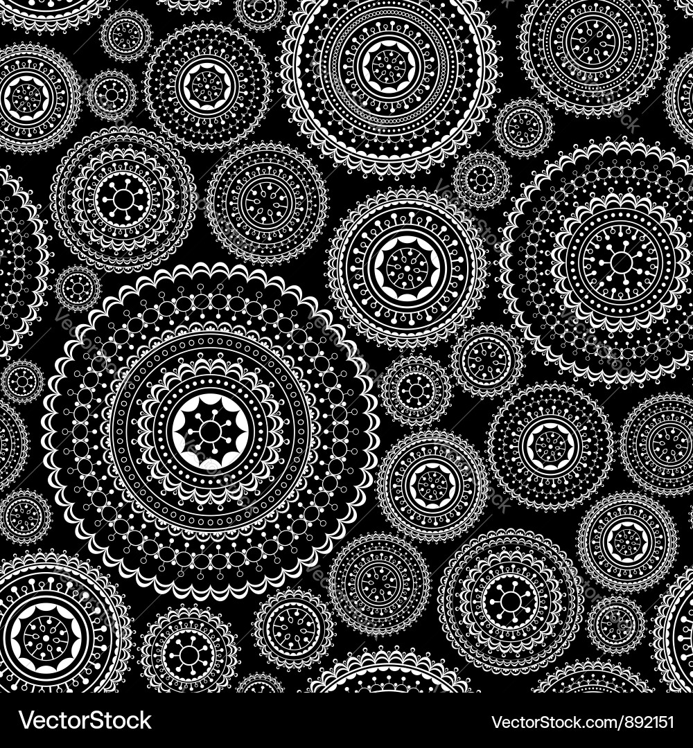 Delicate Lace Pattern Background Vector Image