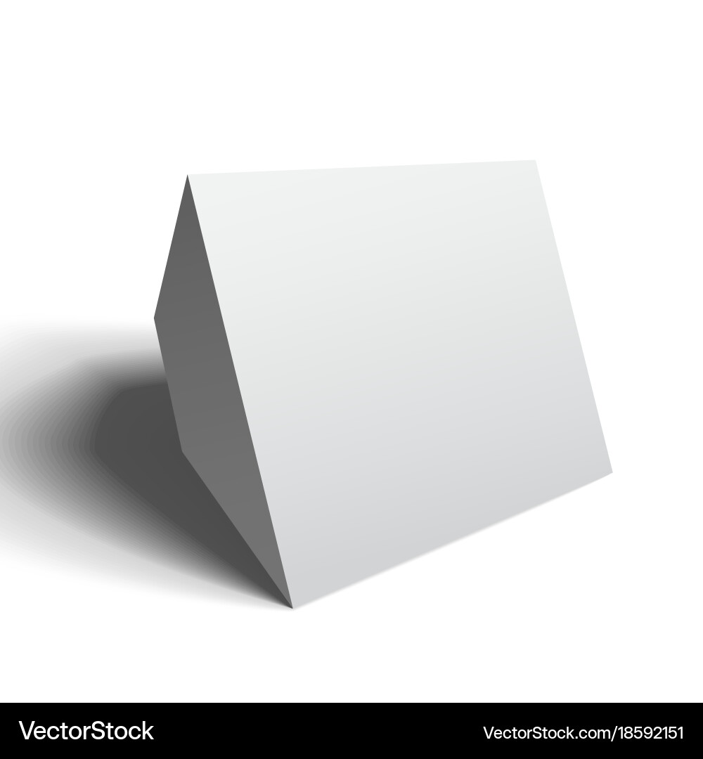 Light geometric object template vector image