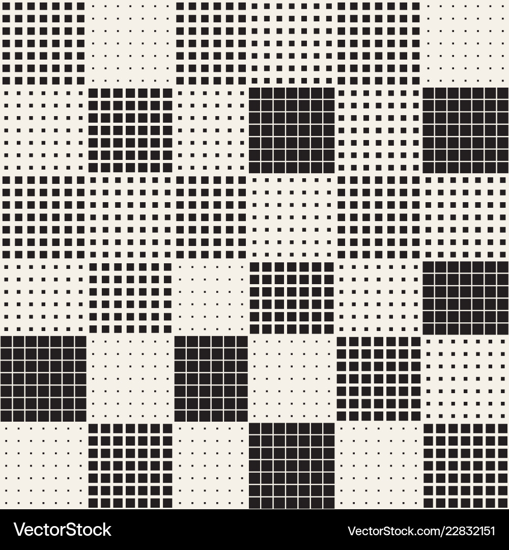 Modern Halftone Square Pattern vector image