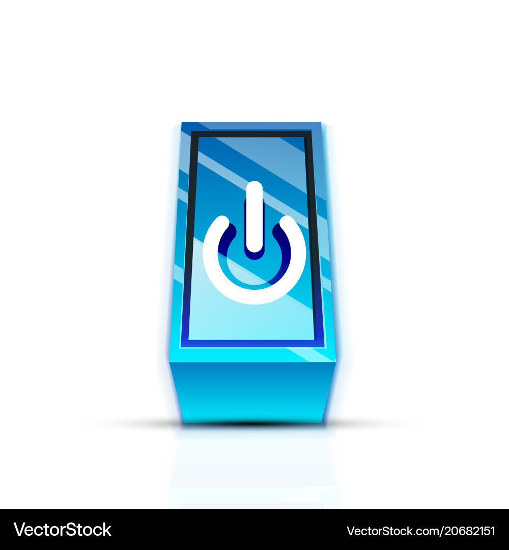 Power-Taste Symbol starten Symbol Web-Design ui Power-Taste Symbol starten Symbol Web-Design ui vektorbild