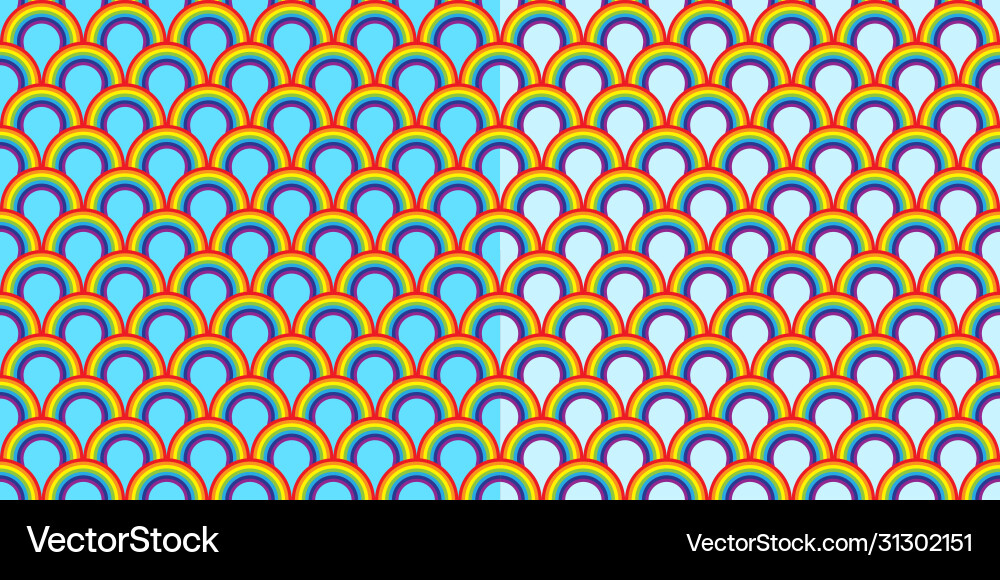 Rainbow seamless abstract pattern Rainbow seamless abstract pattern vector image