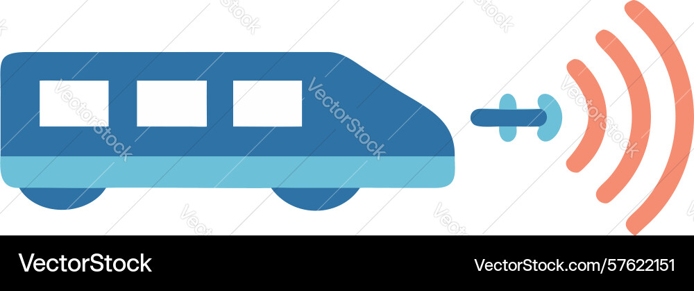 Train data link and connectivity symbol design vector image