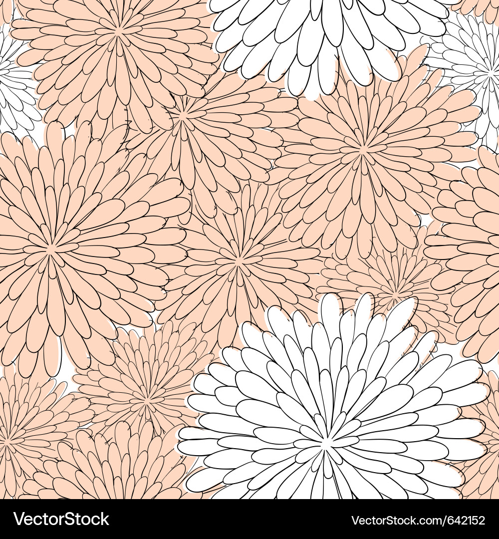 Decorative seamless wallpaper Royalty Free Vector Image