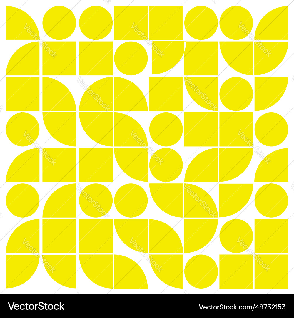 Abstract geometric pattern with circles and square Abstract geometric pattern with circles and square vector image