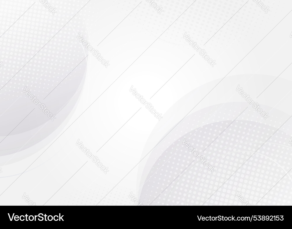 Abstract white background with gray dynamic curve vector image