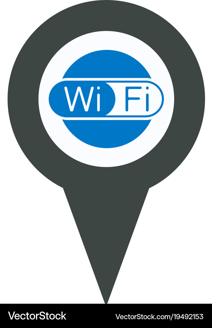 Connect location marker pin pointer port usb icon vector image