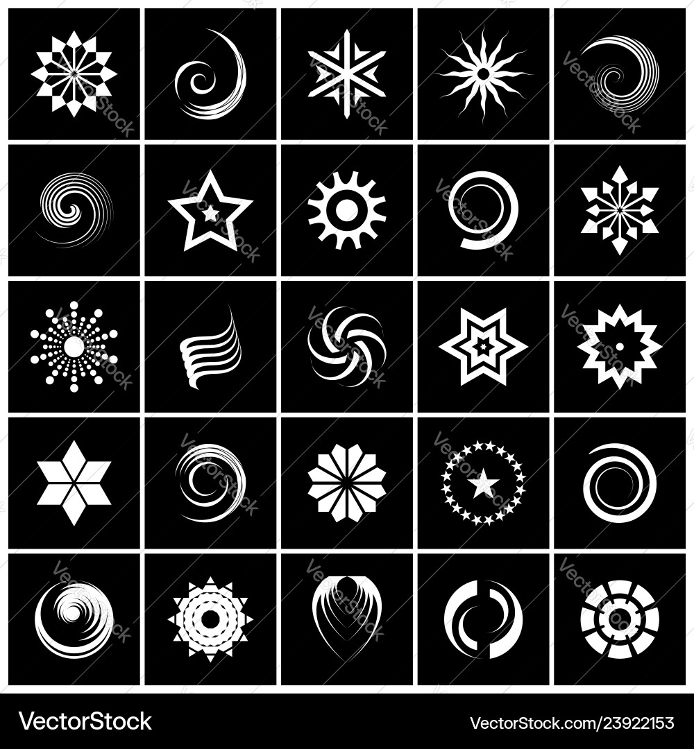 Design elements set Design elements set vector image