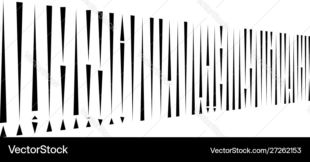 Irregular dashed segmented vertical lines vector image