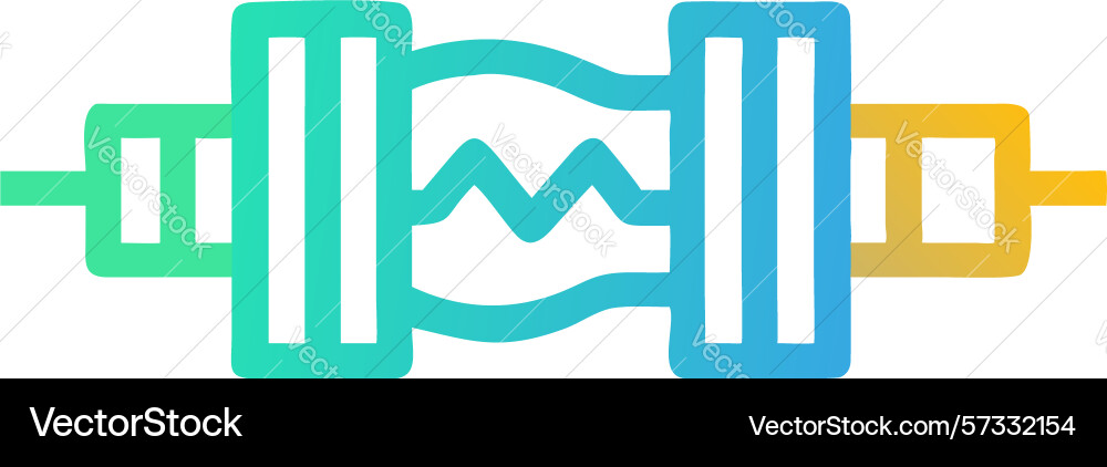 Abstract digital data pipeline seamless vector image