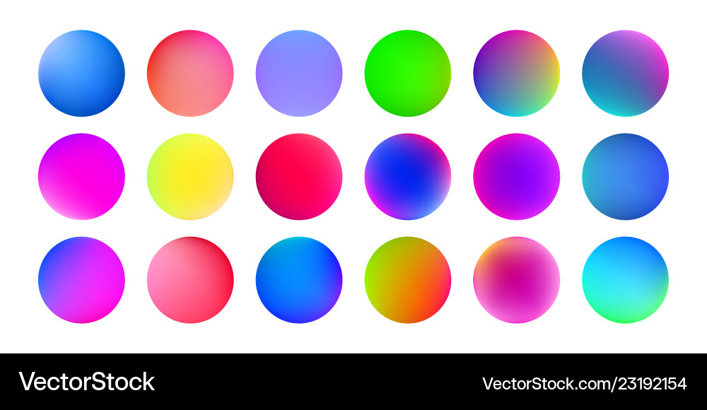 Gradient Color Splash vector image