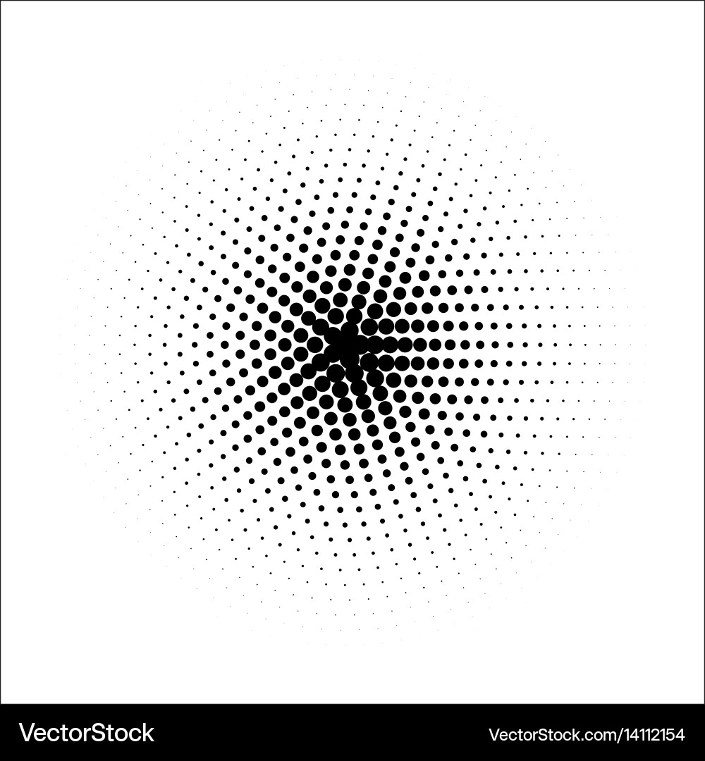 Retro style dotwork background abstract vector image