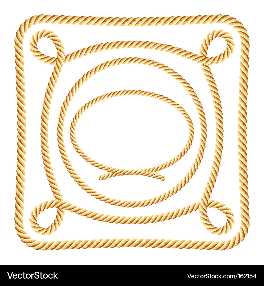 Rope Strand Collection Royalty Free Vector Image