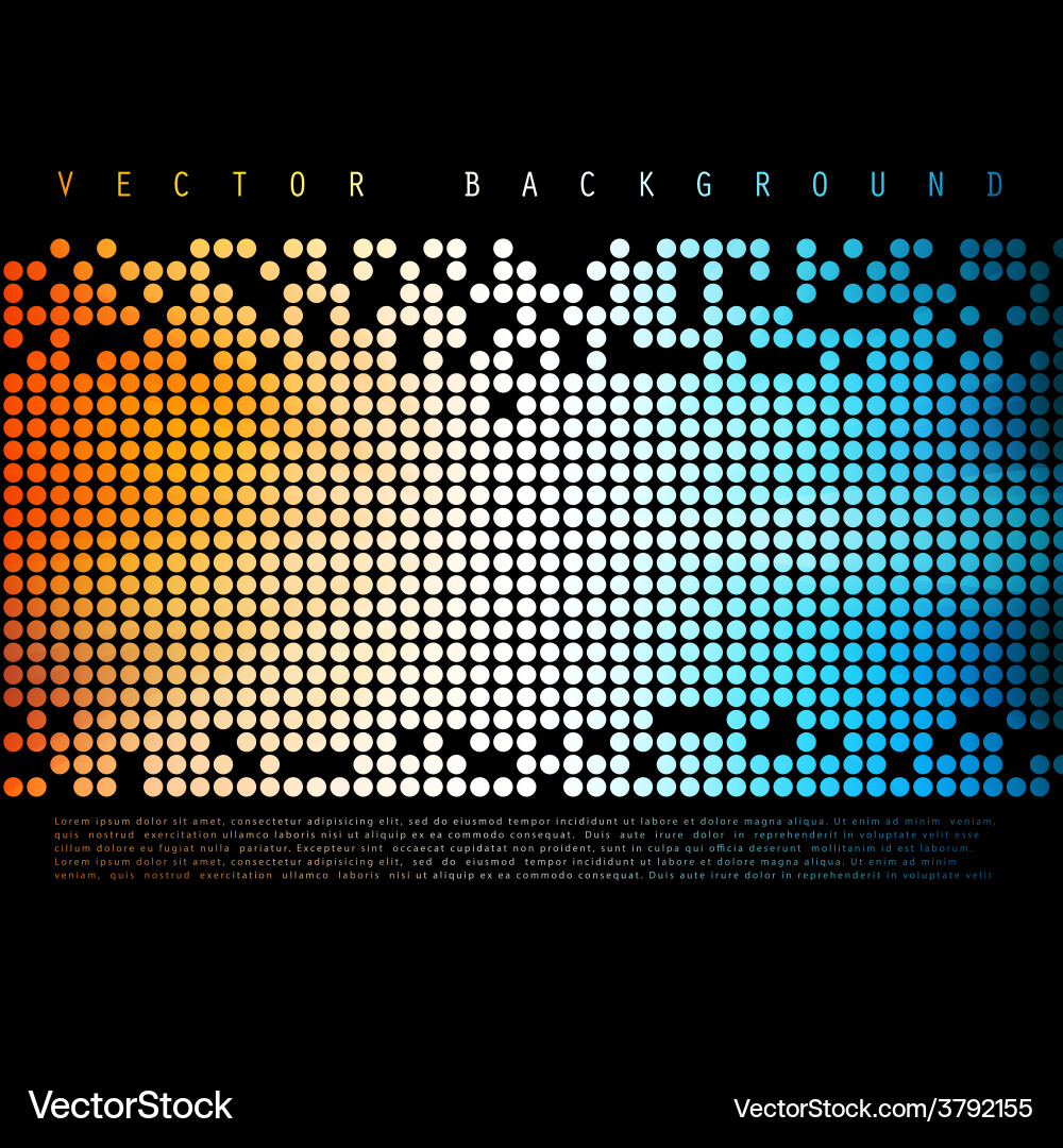 Abstract colorful background color circle Vector Image