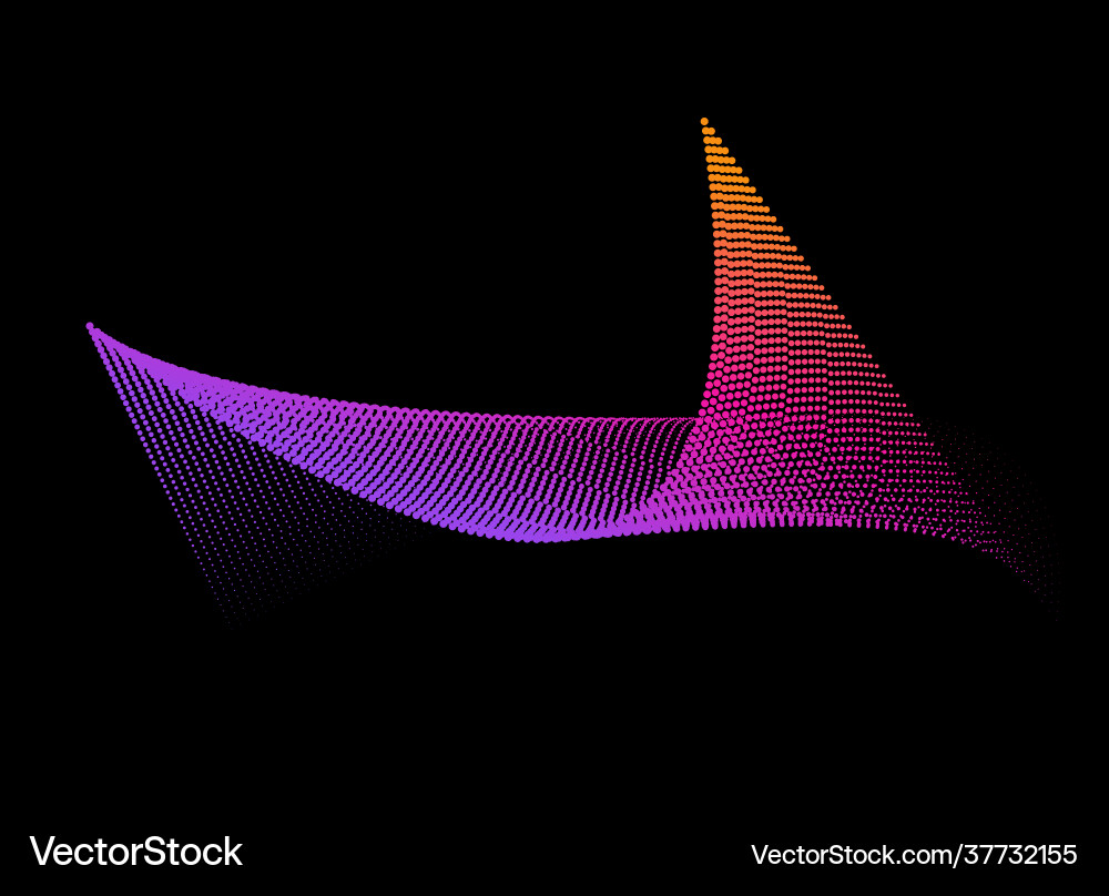 Abstract halftone dots background with dynamic Abstract halftone dots background with dynamic vector image