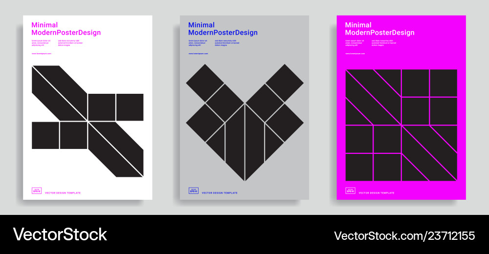 Design templates with simple geometric shapes Design templates with simple geometric shapes vector image