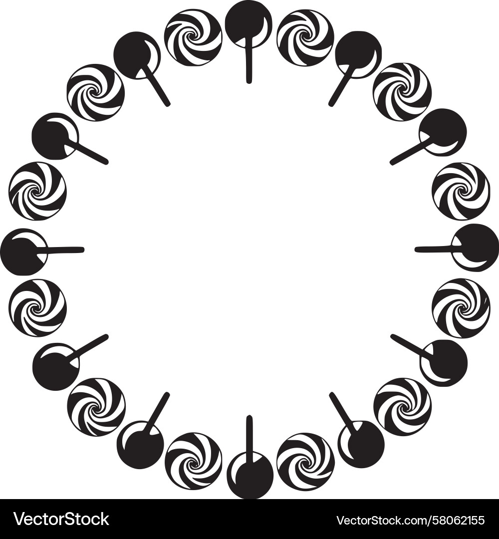 Dynamic Circular Swirls Vector Image