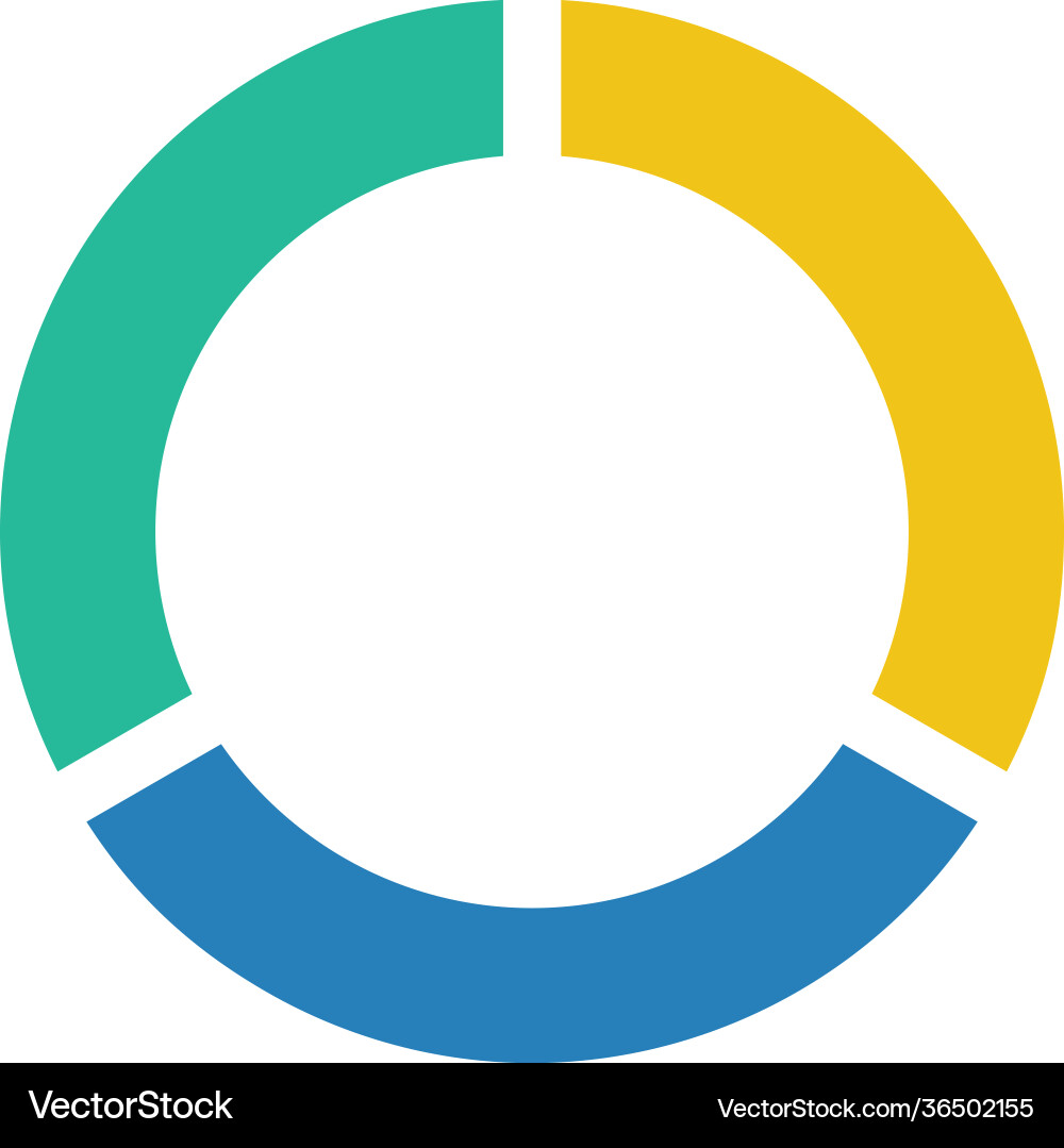 Pie chart icon graph diagram symbol for big data Pie chart icon graph diagram symbol for big data vector image