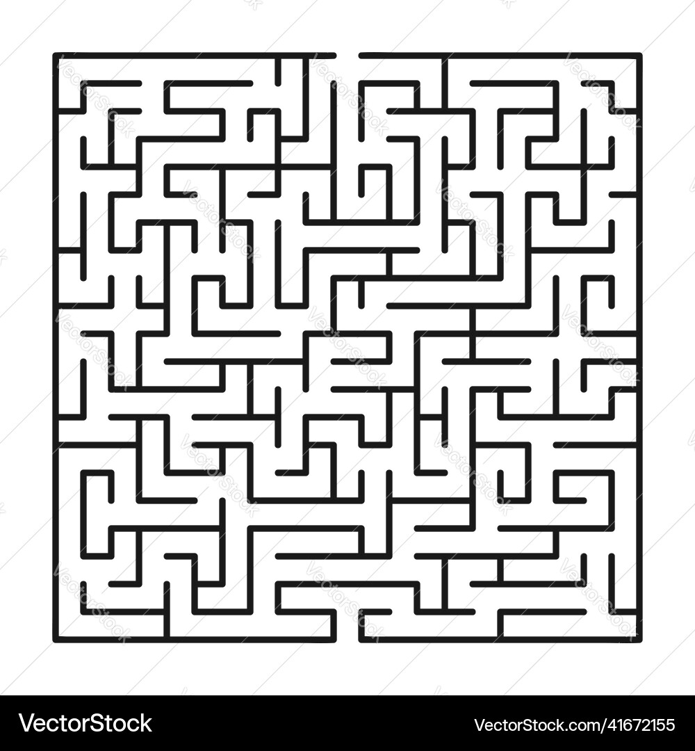Rgb abstract maze labyrinth with entry and exit Rgb abstract maze labyrinth with entry and exit vector image