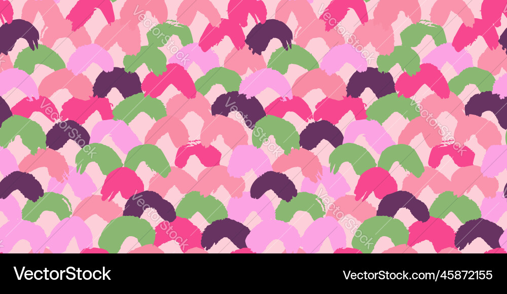 Seamless background pattern with brush strokes t Vector Image