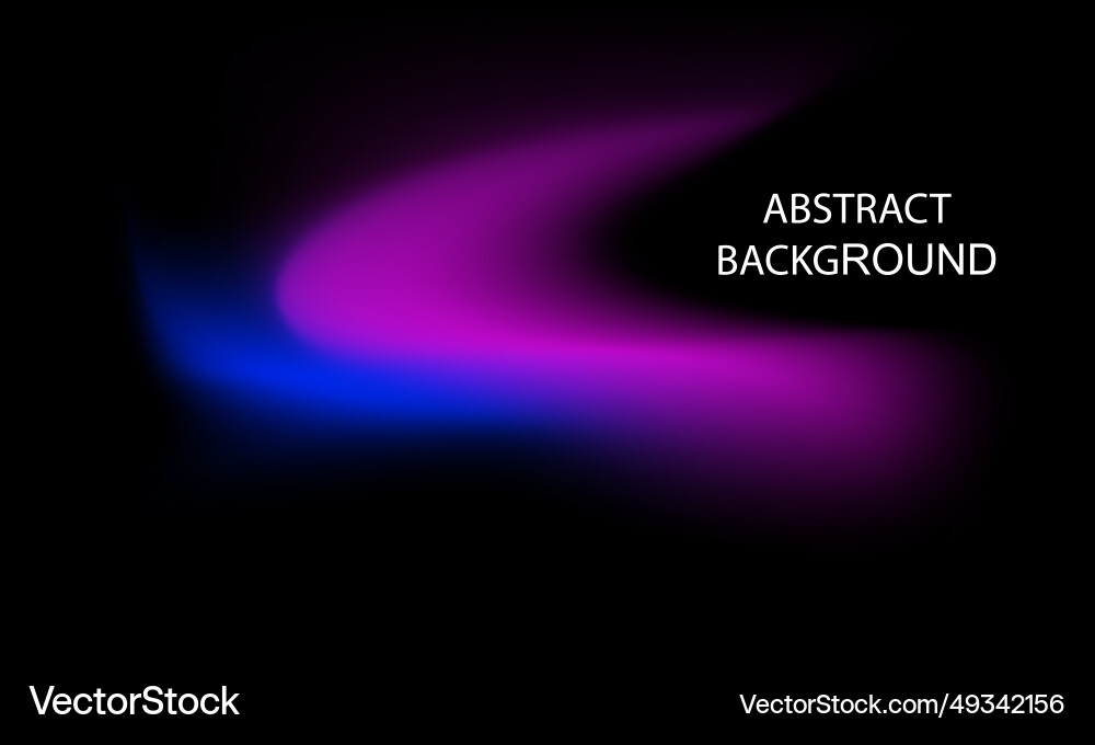 Abstract background with glowing wavy lines Vector Image