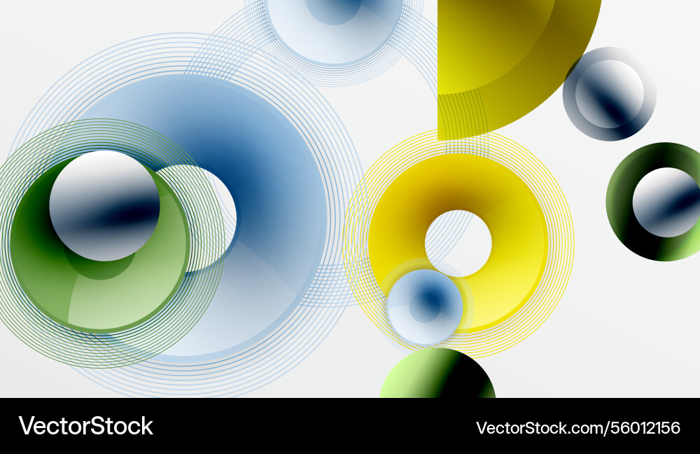 Abstract composition of overlapping circles Abstract composition of overlapping circles vector image