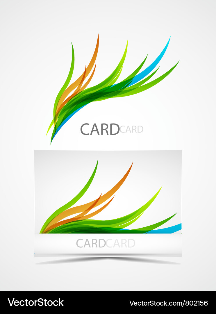 Abstract wave background vector image