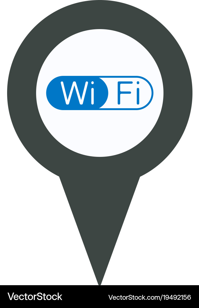 Connect location marker pin pointer port usb icon vector image