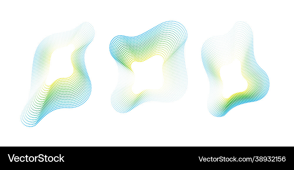 Dynamic Fluid Waves Background vector image