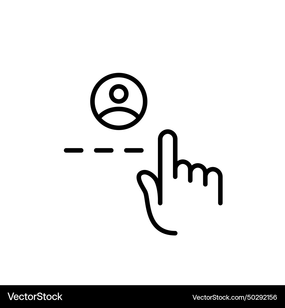 Finger tapping on login password dialog box pixel Finger tapping on login password dialog box pixel vector image