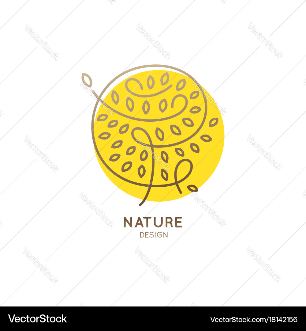 Organic Tree Logo Royalty Free Vector Image - VectorStock
