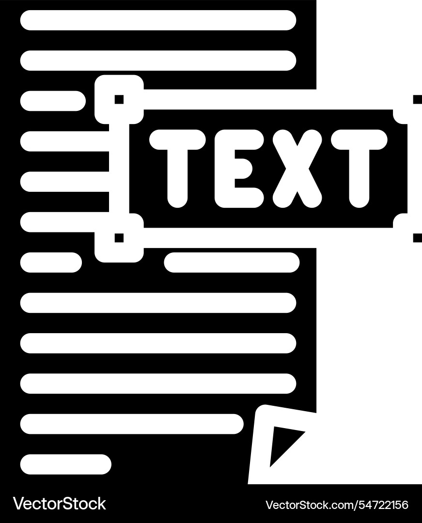 Text document natural language processing nlp Text document natural language processing nlp vector image
