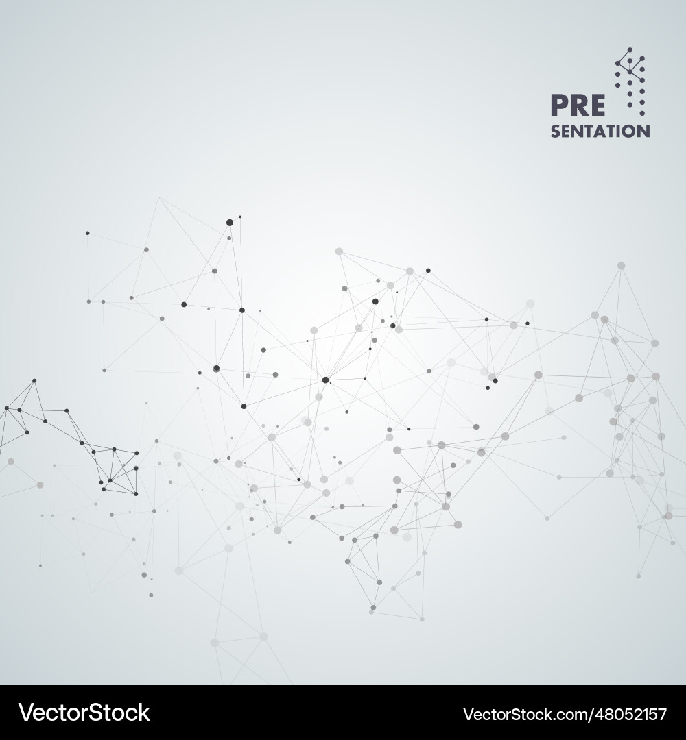 Abstract connecting dots and lines Abstract connecting dots and lines vector image