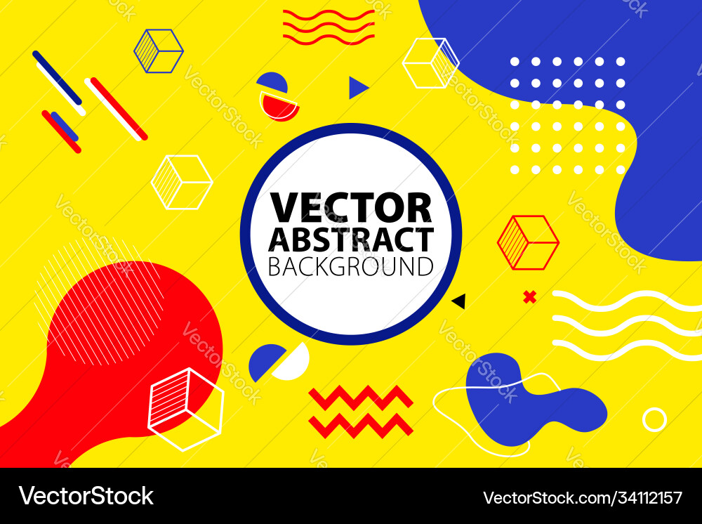 Abstrakt geometrische hintergrund memphis stil Abstrakt geometrische hintergrund memphis stil vektorbild