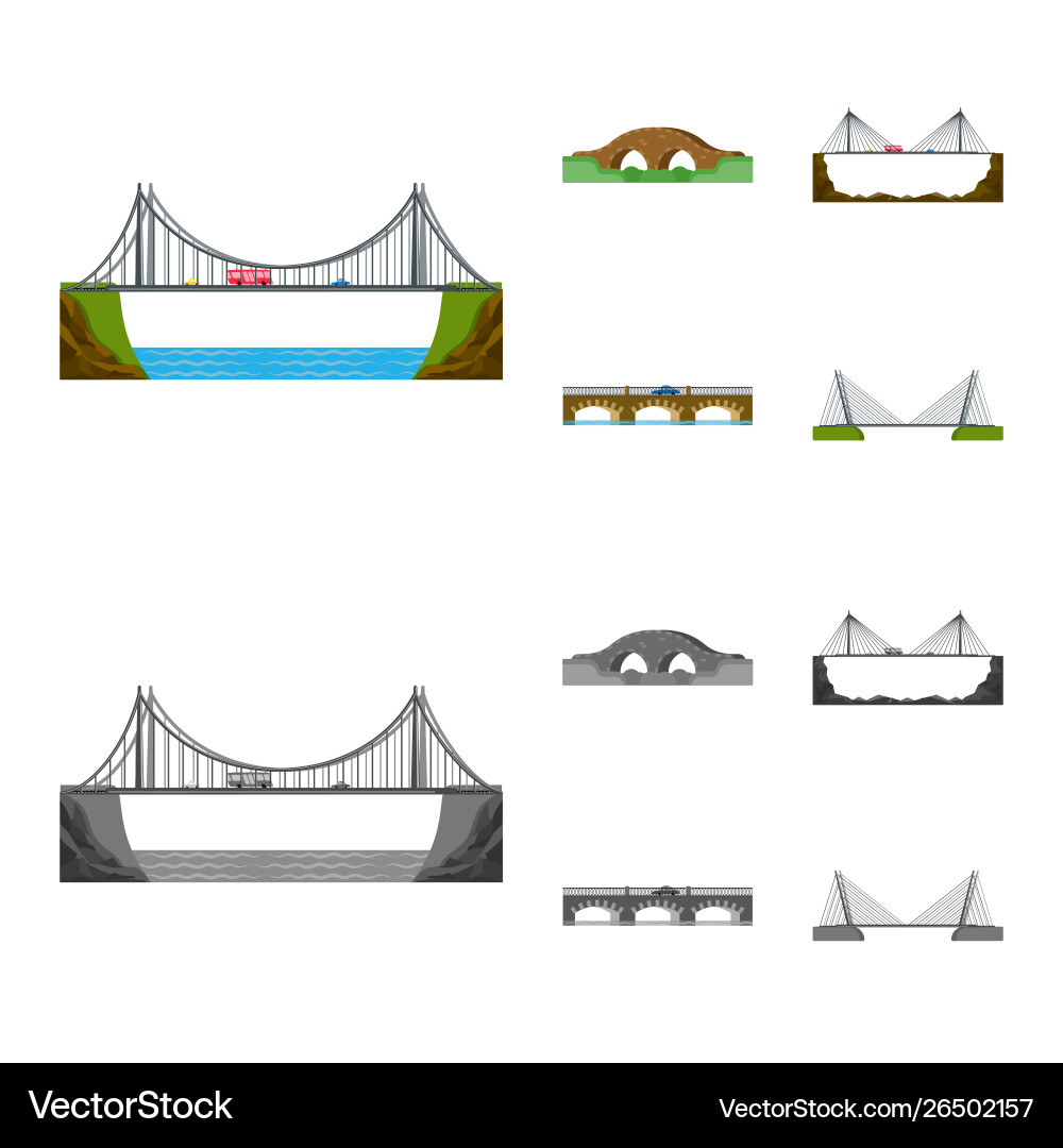 Design connection and sign set Design connection and sign set vector image
