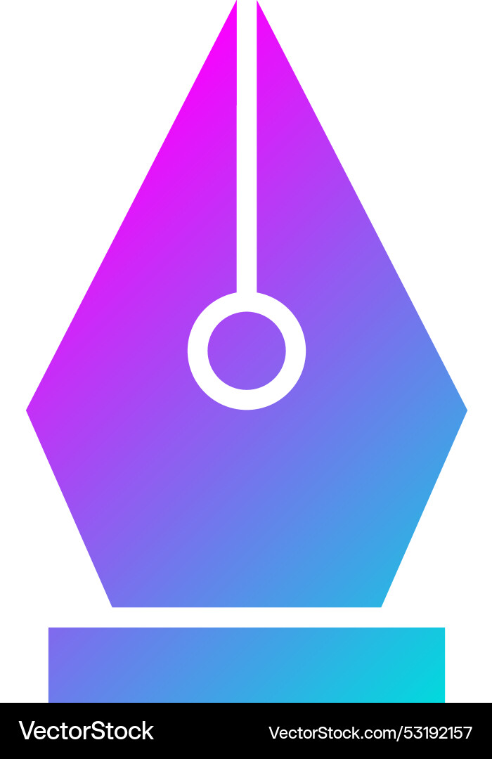 Nib icon design Vector Image
