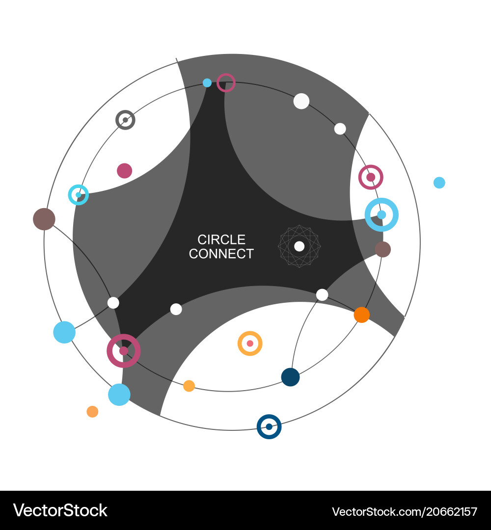 Technology concept with abstract color form Technology concept with abstract color form vector image