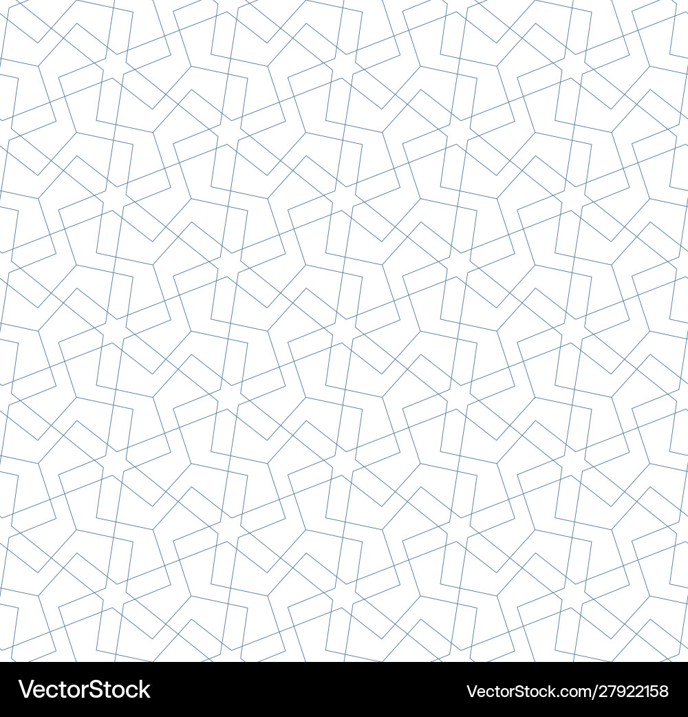 Intricate Linear Geometric Pattern Vector Image
