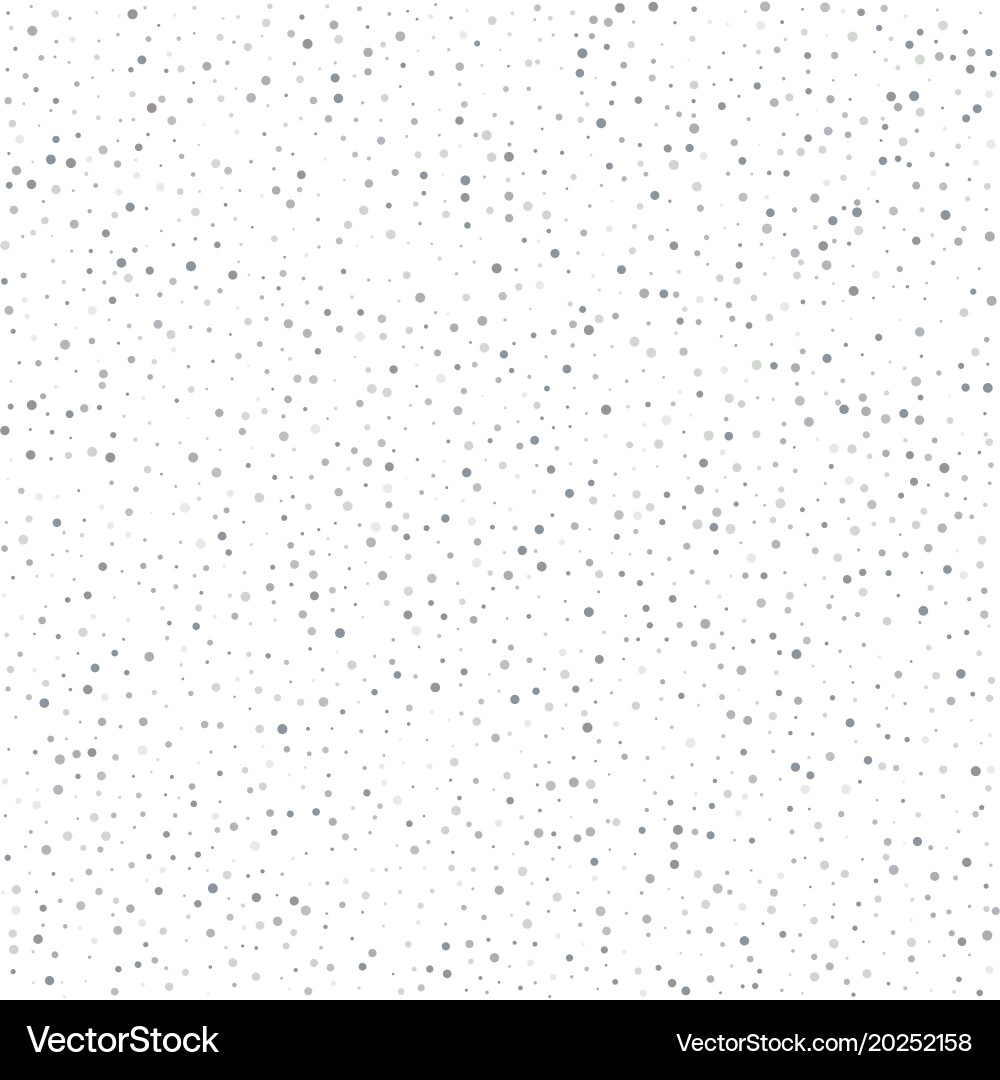 Silver Dot Scatter Pattern Vector Image