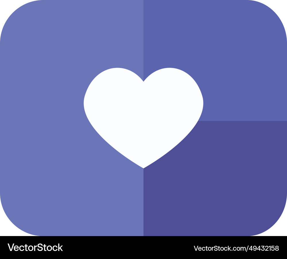 Ui ux element like button vector image