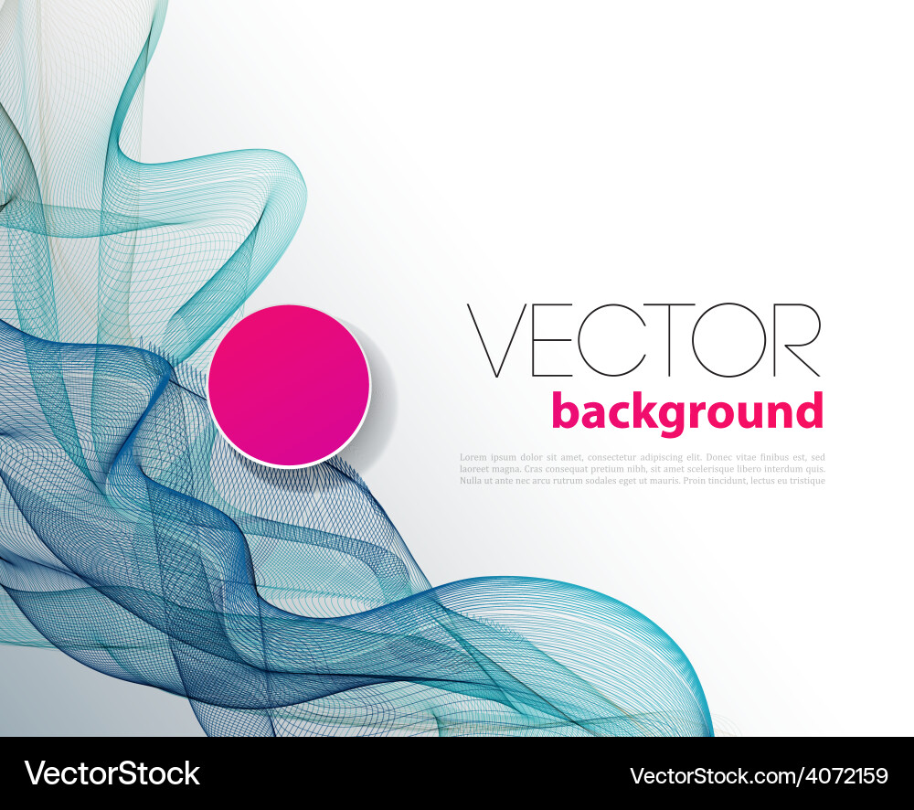 Abstract color lines background template brochure Vector Image