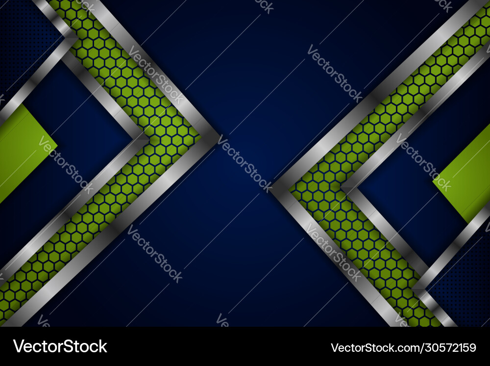 Blue triangle background overlap layer with light Blue triangle background overlap layer with light vector image