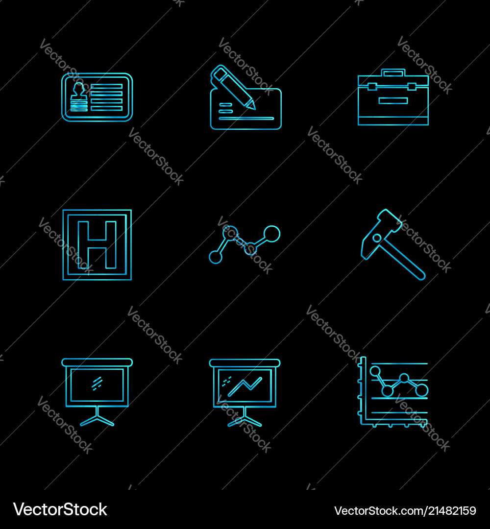 Chart graph percentage navigation share eps Vector Image