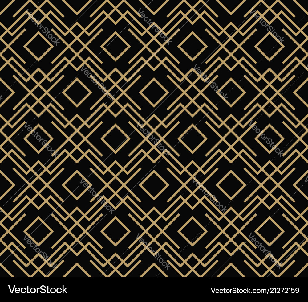 Geometric seamless pattern with line modern vector image