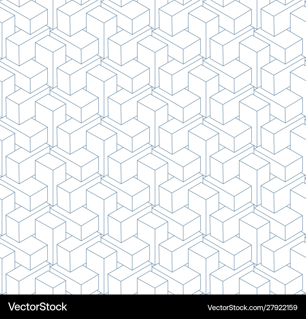 Seamless Linear Pattern - Geometric Vector Image