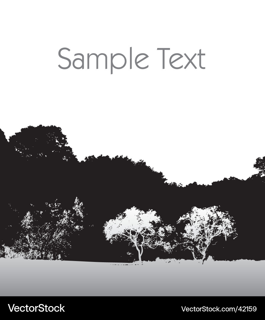 Serene Landscape Background Royalty Free Vector Image